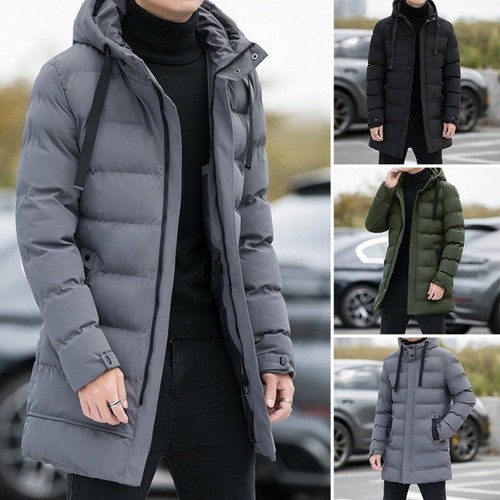Men long jacket - men's, winter