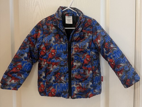 Spider man puffer jacket - spider-man,