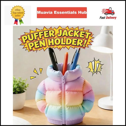 Pen holder creative puffer - holder,