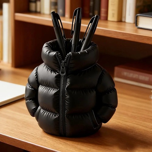 Printed puffer jacket - 3d,