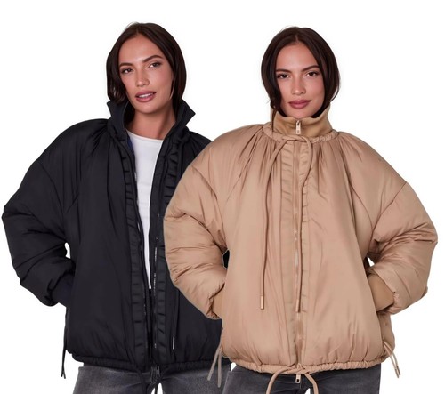 Ladies oversized puffer jacket - ladies,