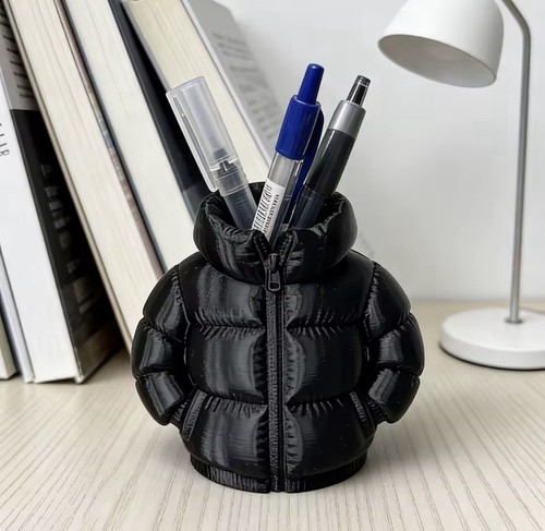 Puffer jacket pen holder - pen,